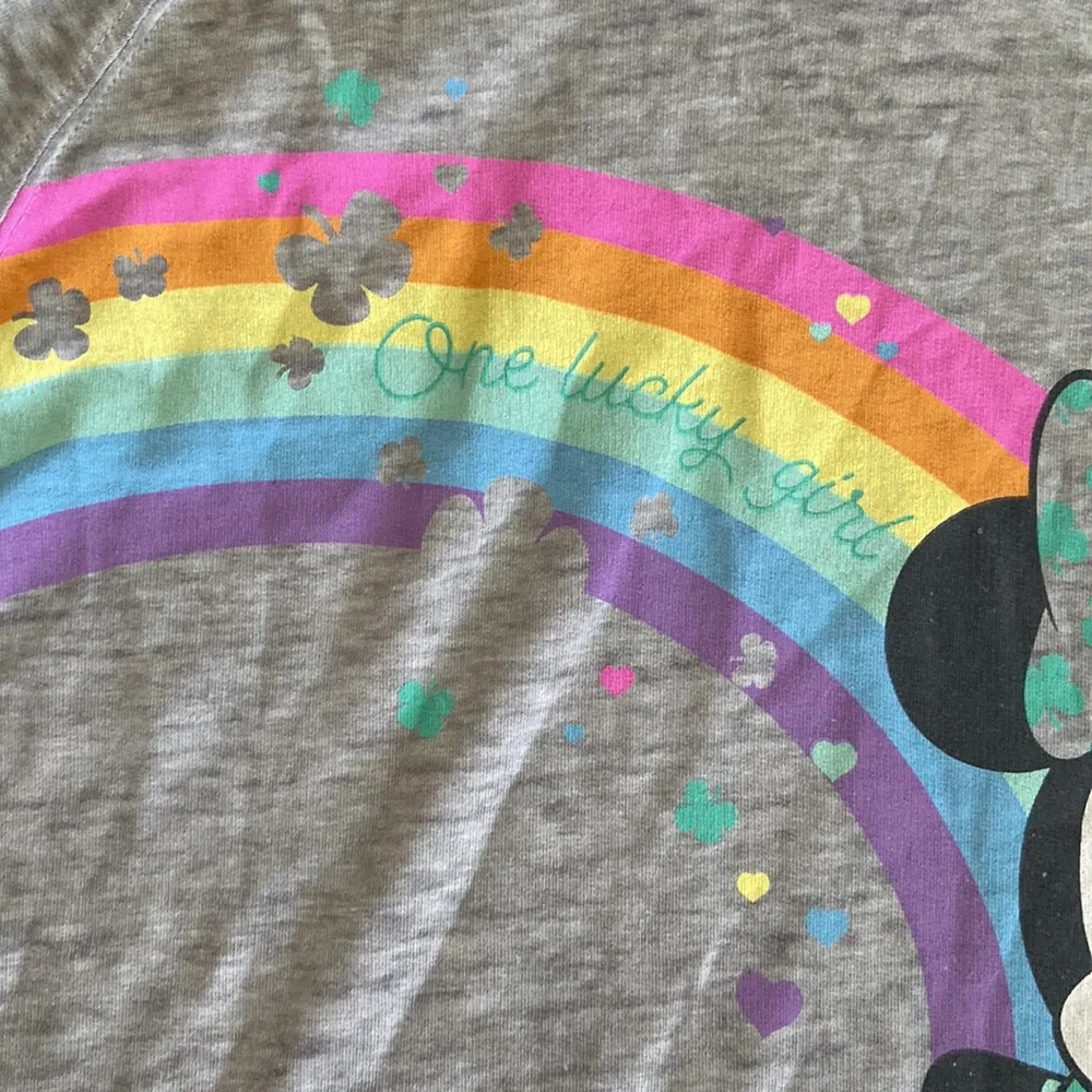 Disney Lightweight Minnie “One Lucky Girl” Girl’s Hoodie